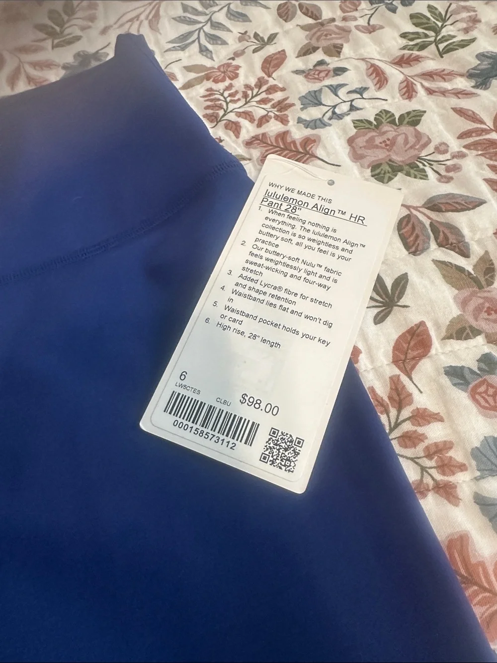 NWT Lululemon Align™ High-Rise Pant 28"
Clubhouse Blue - Picture 7 of 9